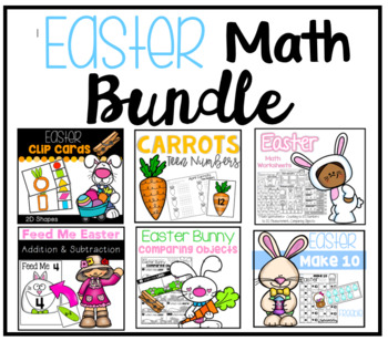 Preview of Easter Math Bundle
