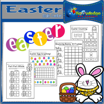Preview of Easter Math Center CCSS Aligned for Kindergarten