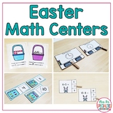 Easter Math Centers - Subtraction, Telling Time, Number Concepts