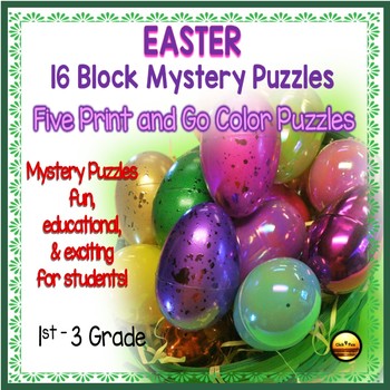 Preview of Easter Math Coordinate Graphing Pictures Easter Activities