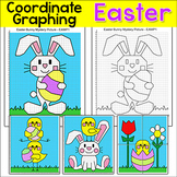 Easter Math Coordinate Plane Graphing Pictures - Plotting 