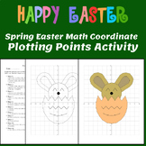 Easter Math Coordinate Plane Graphing - Spring Plotting & 