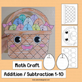 Easter Math Craft Egg Addition Subtraction Activities Bull