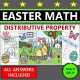 Easter Math Distributive Property 7th Grade Math