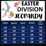 Easter Math Divide with Visual Models Division Word Proble