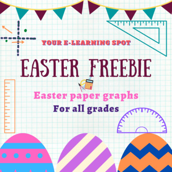 Preview of Easter Math Freebie - Centimeter Graph Paper for Easter