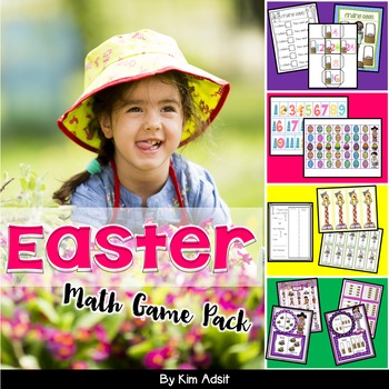 Preview of Easter Math Game Pack