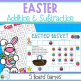 Easter Addition and Subtraction Math Games
