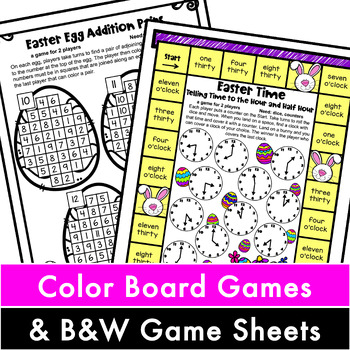 Easter Math Games First Grade: Easter Math Activities by Games 4 Learning