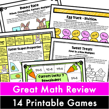 Easter Math Games Fourth Grade: Easter Math Activities by Games 4 Learning