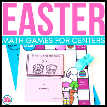 Preview of Easter Math Games | Math Centers