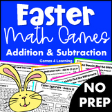 No Prep Easter Math Activities - Fun Addition and Subtract