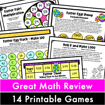 Easter Math Games Third Grade: Easter Math Activities by Games 4 Learning