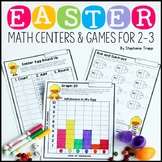Easter Math Games and Centers for Second and Third Grade