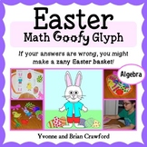 Easter Math Goofy Glyph Algebra | Math Enrichment | Math Fun