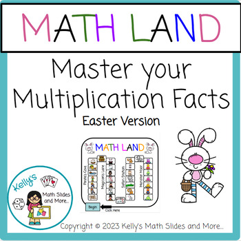 Preview of Easter Math Land - Master Your Multiplication Facts