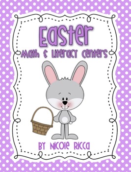 Preview of Easter Math & Literacy Centers