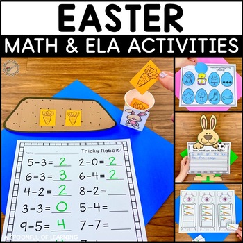 Preview of Easter Math, Literacy, and Writing Activities