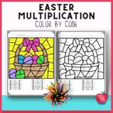 Easter Multiplication Color by Number | Fun Math Practice for 3rd-5th Grade