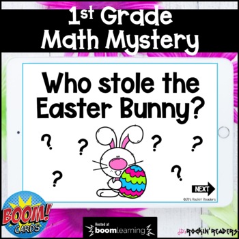 Preview of Easter Math Mystery BOOM Cards