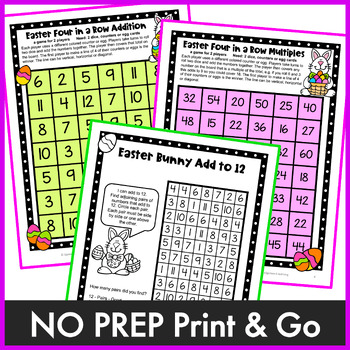 Free Easter Activities: Easter Math Games and Easter Math Puzzle