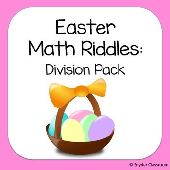 Preview of Easter Long Division Math Riddles