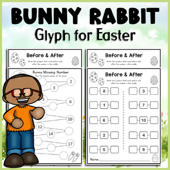 Preview of Easter Math Sheet Counting, Sequencing, Missing Number, Graphing & ten frame