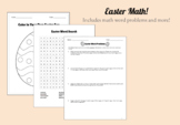 No Prep: Easter Math Word Problems & More!