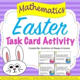 Easter Math Word Problem Task Card Activities