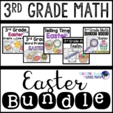 Easter Math Worksheets 3rd Grade Bundle