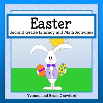 Preview of Easter Math and Literacy Worksheets Activities | 2nd Grade Reading