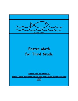 Preview of Easter Math for Third Grade
