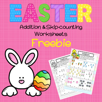 Preview of Easter Maths Freebie- Addition and Skip-counting