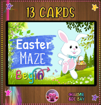 Preview of Easter Maze| Holiday BOOM Deck|