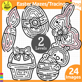 Easter Mazes Clipart | Easter Egg | Bunny | Labyrinth | Mo