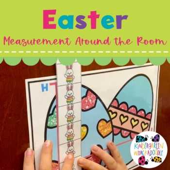 Preview of Easter Measurement Around the Room with Nonstandard Measurement for Math Centers