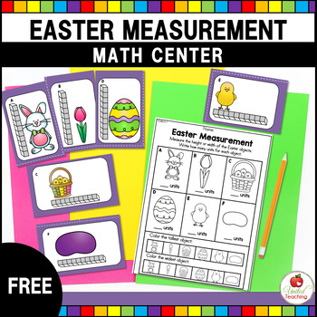 Preview of Easter Math Activity | Measurement Center | April
