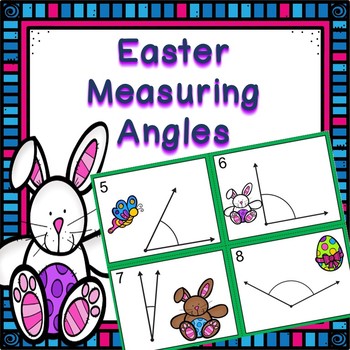 Preview of Easter Measuring Angles Math Center