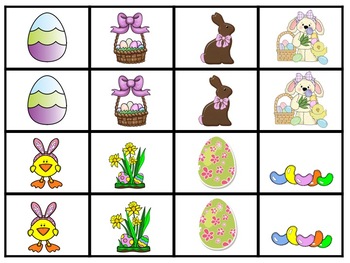 Easter Memory Game by Marie Echaves | Teachers Pay Teachers