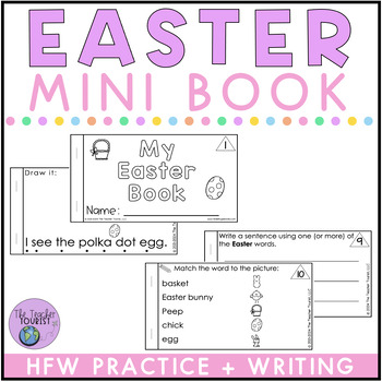 Preview of Easter Mini Book | Reading and Writing Activity