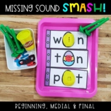 Easter-themed Missing Sound CVC SMASH Cards for Engaging M