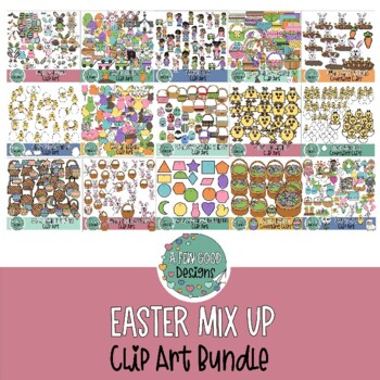 Preview of Easter Mix Up Clip Art Bundle