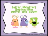 Easter Monsters Subtraction - A Differentiated Write The R