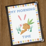 Easter Morning Menu, Printable Easter morning menu set, mo