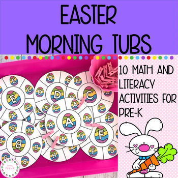 Preview of Easter Morning Tubs for Pre-K