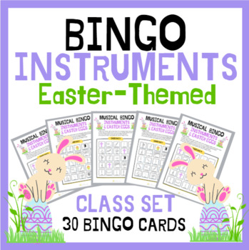 Preview of Easter Music Bingo INSTRUMENTS class set