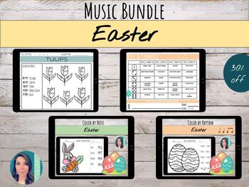 Preview of Easter Music Resource Bundle for Elementary Music Class