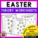 Easter Music Lessons Activities - Theory Worksheets - Midd