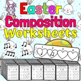 Easter Music Worksheets | Easter Rhythm Composition Activities