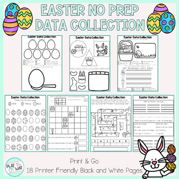 Preview of Easter No Prep OT Data Packet Handwriting, Visual Perception, and EF